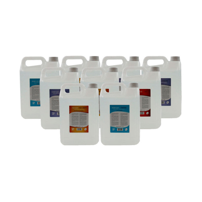 BoomTone DJ - Snow Fluid Standard 5L   - 5 L tank of standard white snow fluid