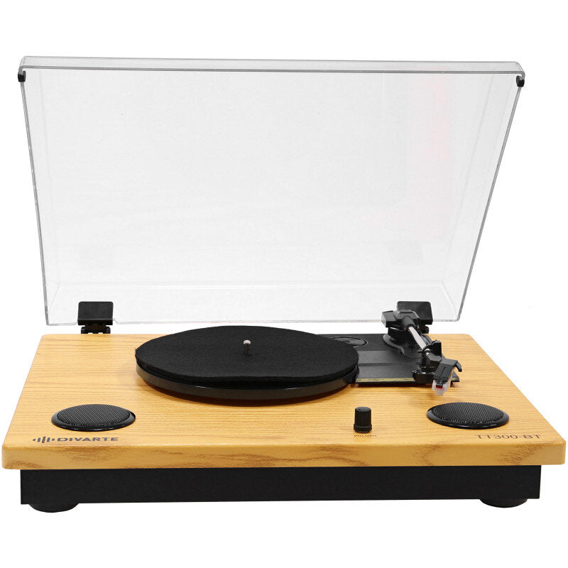 Divarte - TT300-BT   - Elegant look stereo turntable with USB and Bluetooth player