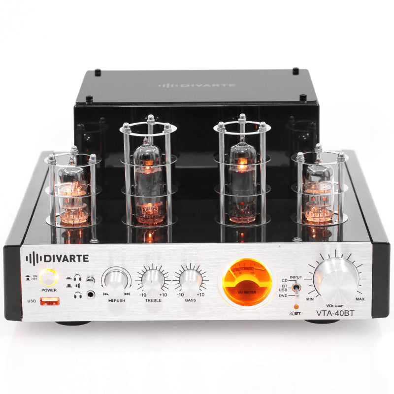 Divarte - VTA-40BT   - 2 x 25 W at 4 ohm Class-AB tubes stereo integrated amplifier