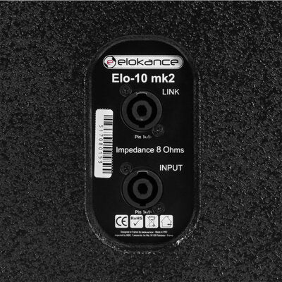 Elokance - 200 W, 2 ways passive loudspeaker, 10" woofer 1" tweeter
