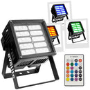 Evolite - Battery-powered 30 x 5 W RGB LED architectural projector with reflector system, IP 65