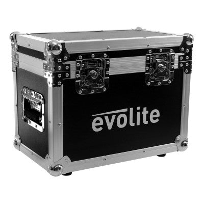 Evolite - Evo Wash 610-CRz Flight Case 2in1   - 2-in-1 flight case for Evo Wash 610-CRz moving heads, 2 slots