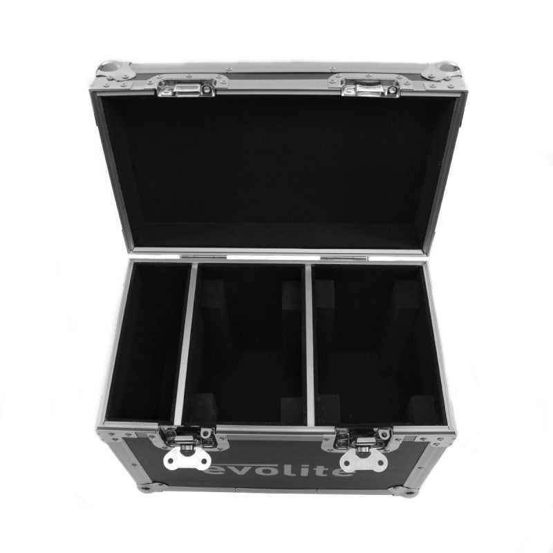 Evolite - Evo Wash 610-CRz Flight Case 2in1   - 2-in-1 flight case for Evo Wash 610-CRz moving heads, 2 slots