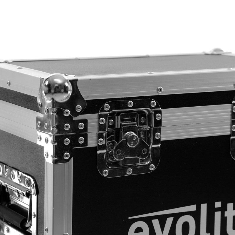 Evolite - Evo Wash 610-CRz Flight Case 2in1   - 2-in-1 flight case for Evo Wash 610-CRz moving heads, 2 slots