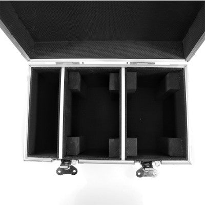 Evolite - Evo Wash 610-CRz Flight Case 2in1   - 2-in-1 flight case for Evo Wash 610-CRz moving heads, 2 slots