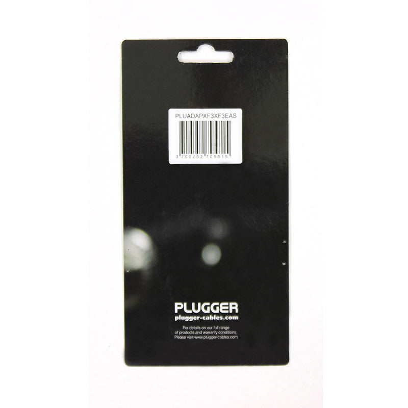 Plugger - Adapter PLUADAPXF3XF3EAS   - Female XLR - female XLR adapter