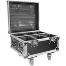 BoomTone DJ - Pack of 6 x EZBOX 4x15W projectors + transport and charging case