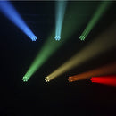 Evolite - 7 x 40 W Wash moving head with zoom and strip, controllable in DMX