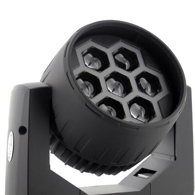 Evolite - Evo Wash 740z Strip   - 7 x 40 W Wash moving head with zoom and strip, controllable in DMX