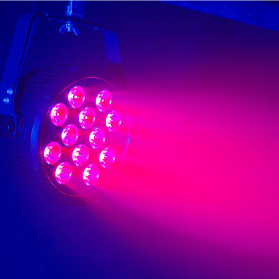 Mac Mah - 12 x 12 W 6-in-1 RGBWA-UV, high brightness flat PAR LED projector