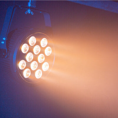 Mac Mah - 12 x 12 W 6-in-1 RGBWA-UV, high brightness flat PAR LED projector