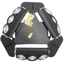 Mac Mah - Pyramida-LZR   - Professional light show equipped with 9 RGBW Beam effect LEDs and a green multipoint laser in the center