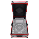 Flight case CDJ 3000 Elite   - Flight case for Pioneer DJ CDJ 3000, black and red elite finish