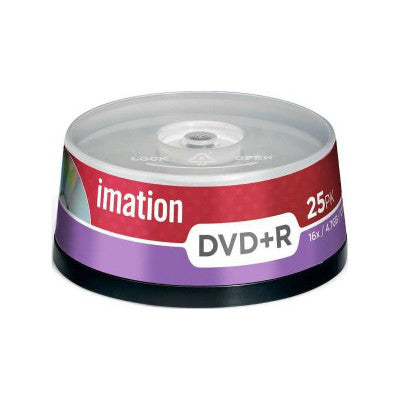 EGO Technologies - Imation DVD+R - DVD+R 16x 4.7GB Spindle (25 pcs)