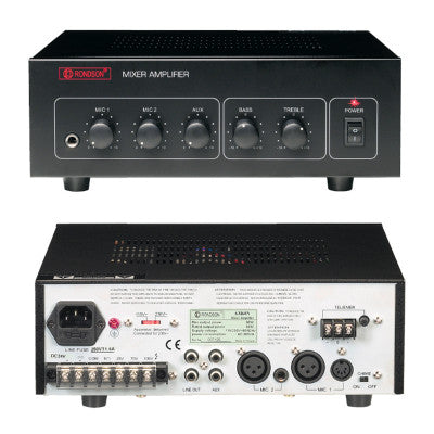 AM 40N - Preamplifier / amplifiers 40 W, 4 Inputs, 8 ohm, 25 / 70 / 100 V - 220 - 240 V AC / 12 V DC