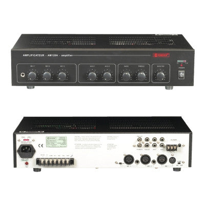 AM 30A - Preamplifier / amplifiers 30 W, 6 Inputs, 8 ohm, 25 / 70 / 100 V - 220 - 240 V AC / 24 V DC