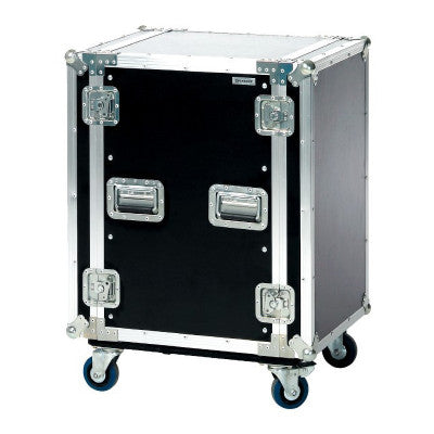 R16U - 19" flight case with wheels 16U