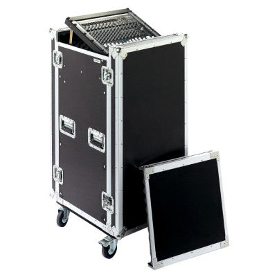 R18U - 19" flight case with wheels 18U