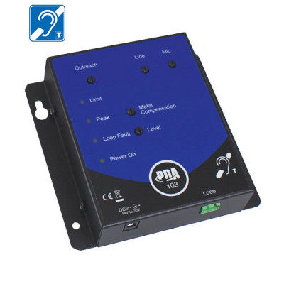 PACK DUO - Magnetic induction loop kit system with counter Intercom for hearing-impaired people with hearing aids