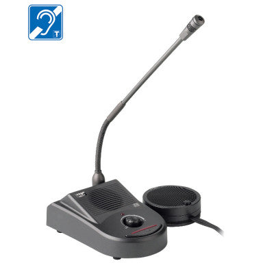 PACK DUO - Magnetic induction loop kit system with counter Intercom for hearing-impaired people with hearing aids