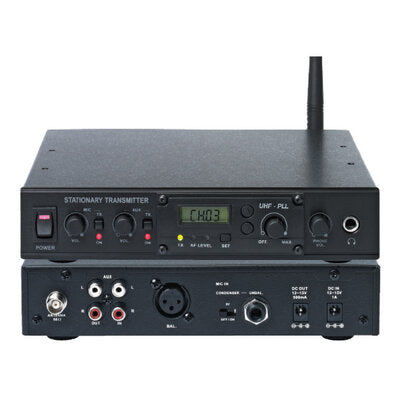 EJ-770T/EJ-7R - Fixed transmitter station for UHF system with 1 EJ-7R receiver box, 96 channels