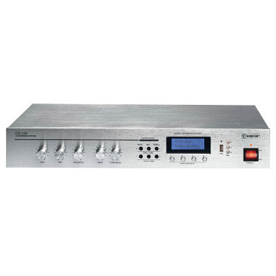 CS-120 - Preamplifier control unit for CS wired conference system. Player / recorder function on USB