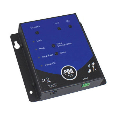 PDA103C - Magnetic induction loop kit for the hearing impaired