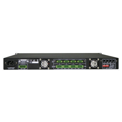 PA-4240DC - 4 x 240 W power amplifier, 230 V AC and 24 V DC