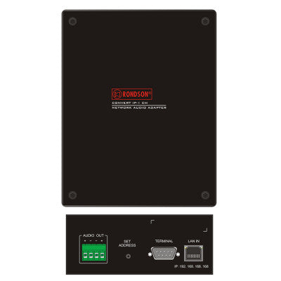CONVERT IP-1CH - TCP/IP to analogue audio data converter, 1 channel