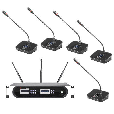 WDR69 - Complete wireless conference system, expandable 10-person package