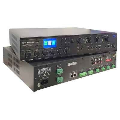 AM-4240D - 4 x 240 W, 4-zone Class-D matrix amplifier, 4 ohm / 100 V, 230 V 19"