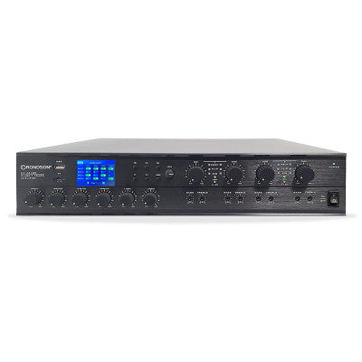 AM-4240D - 4 x 240 W, 4-zone Class-D matrix amplifier, 4 ohm / 100 V, 230 V 19"