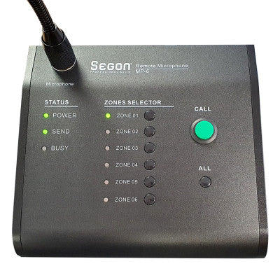 MP-6 - Call station microphone to be connected to the AME-6 amplifiers