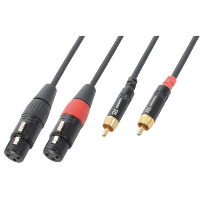 PD Connex - CX68-6 - Cable 2xXLR F - 2x RCA M 6.0m