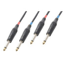 PD Connex - CX72-5 - Cable 2x 6.3 Mono - 2x 6.3 Mono 5.0m