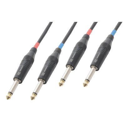 PD Connex - CX72-5 - Cable 2x 6.3 Mono - 2x 6.3 Mono 5.0m