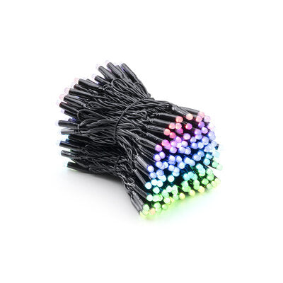 Twinkly PRO - Capsule Strings 250 RGB LED - black - 250 RGB PLC capsule pixels single line string, 10 cm spacing, black wire