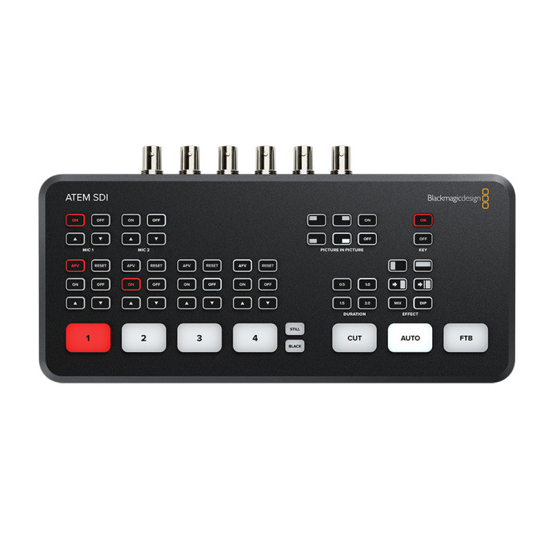 Blackmagic Design - ATEM SDI - Compact switcher for live streaming, 4 SDI inputs and 2 SDI outputs