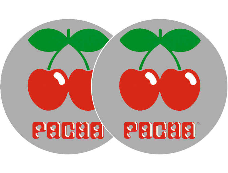 2x Slipmats - Pacha - argento