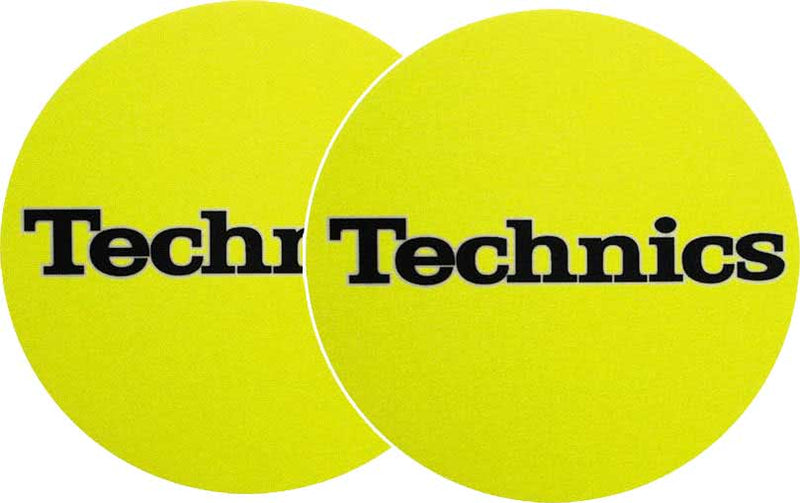 2x Slipmats - Technics - giallo