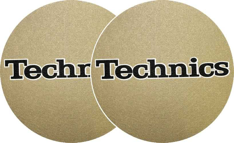 2x Slipmats - Technics - Gold