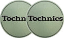 2x Slipmats - Technics Logo - Metallic Green