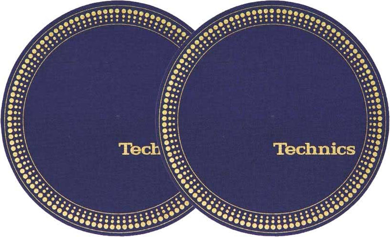 2x Slipmats - Technics Strobe - Blue