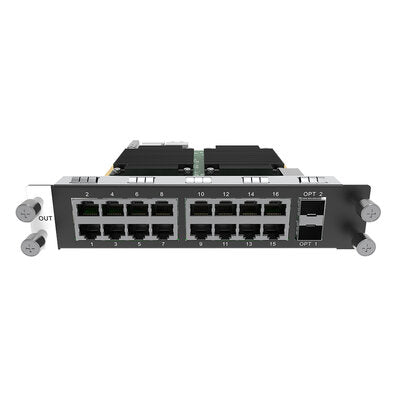 NovaStar - H_16xRJ45+2xFiber - 16x RJ45 + 2x Fiber output card for Novastar H Series H2/H5/H9/H15 video wall splicers
