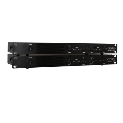 Definitive Audio - QUAD 1U 150D  - 4 x 150 W RMS 4 ohm 1U power amplifier