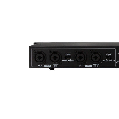 Definitive Audio - QUAD 1U 200D  - 4 x 200 W RMS 4 ohm 1U power amplifier