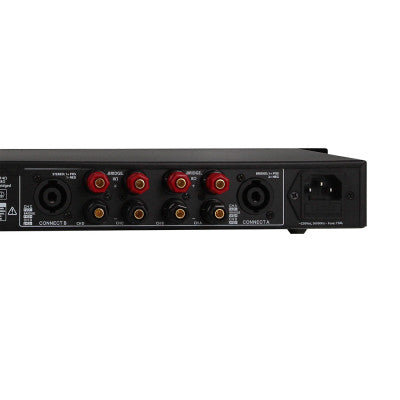 Definitive Audio - QUAD 1U 200D  - 4 x 200 W RMS 4 ohm 1U power amplifier