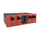 USBOX 422 PRO  - USB recording audio interface, 2 MIC / 2 guitar inputs, 2 female jack, 48 V, VU meter