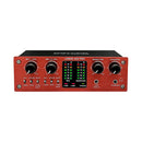 USBOX 422 PRO  - USB recording audio interface, 2 MIC / 2 guitar inputs, 2 female jack, 48 V, VU meter