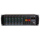 LIVERACK-10 - 10 channel PA mixer in 19" rack format